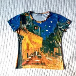 Cafe Terrace at Night- Vincent Van Gogh shirt